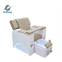 XinSheng Foot Bath Chair Pedicure Chairs Salon Nail Salon Foot SPA Massage Furniture Electric Back Massage Lift Type Backrest