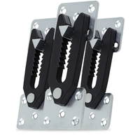 2pcs Furniture Hinge Sofa Connector Hasp Alligator Clip Joint Snap Link Sectional Sofa Connection Fastener Metal Accessories