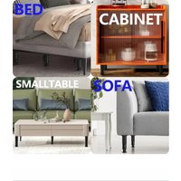 4-Pack Adjustable Bed Support Legs,5.9-11 Inch Height Range,Fits King&Queen,Easy Install,Sturdy Support,No Electricity Needed