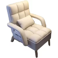 UVR  Living Room Leisure Adult Recliner Bedroom Folding Chair Office Comfortable Back Chair Household Chair Dormitory Chair