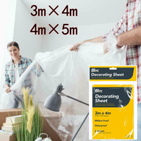 1PC plastic furniture dust cover,Waterproof car dusty bed Sofa Dust Proof Cover