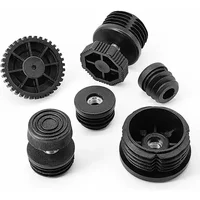 4Pcs Plastic Adjustable Foot Pad Diameter16/20/22/28/30/40/50/60/76mm Nut Tube Plug Shockproof Protection Foot Pad M6 M8
