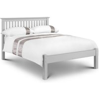 Julian Bowen Barcelona Low Foot End Double Dove Grey Wooden Bed