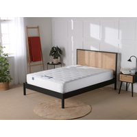 Snuggle Beds Michael Rattan Bed Double Black Wooden Bed