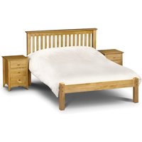 Julian Bowen Barcelona Low Foot End Double Waxed Pine Wooden Bed