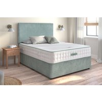 Dunlopillo� Meya Latex Hybrid Mattress + Premium Divan Bed, Carbon, No Drawer, Double