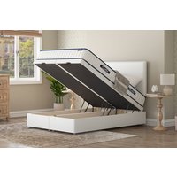 Coolflex� Essentials Pocket Mattress + Ottoman Divan Bed, Teal, End Ottoman, Small Double